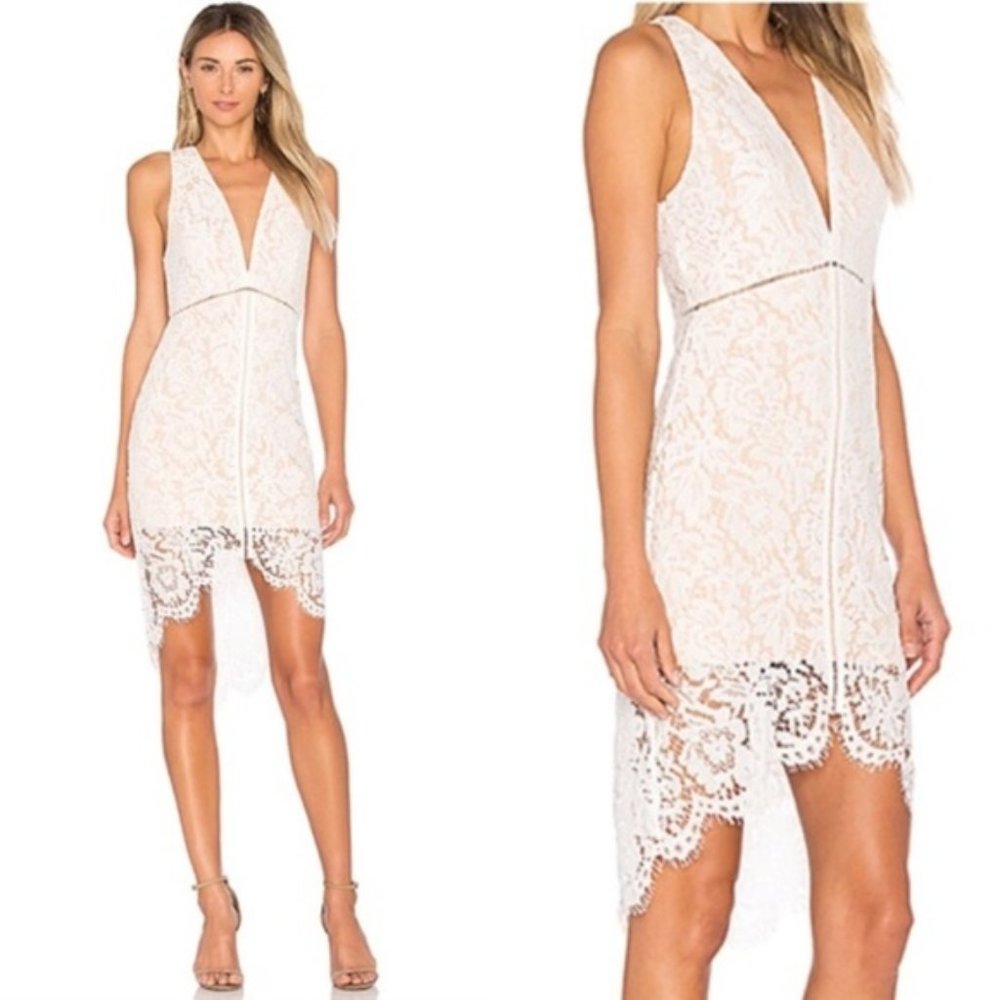 Astr White Lace Caroline Dress Bride Engagement S